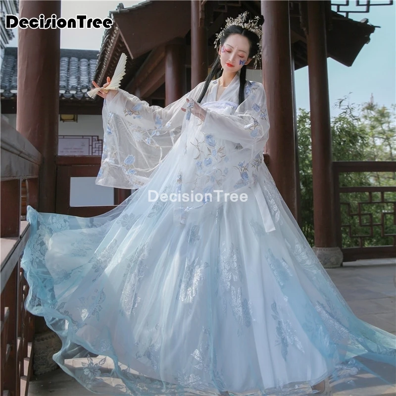 

2022 fairy cosplay hanfu ancient chinese costume dynasty tang suit folk dress for women princess festival outfits dance costume