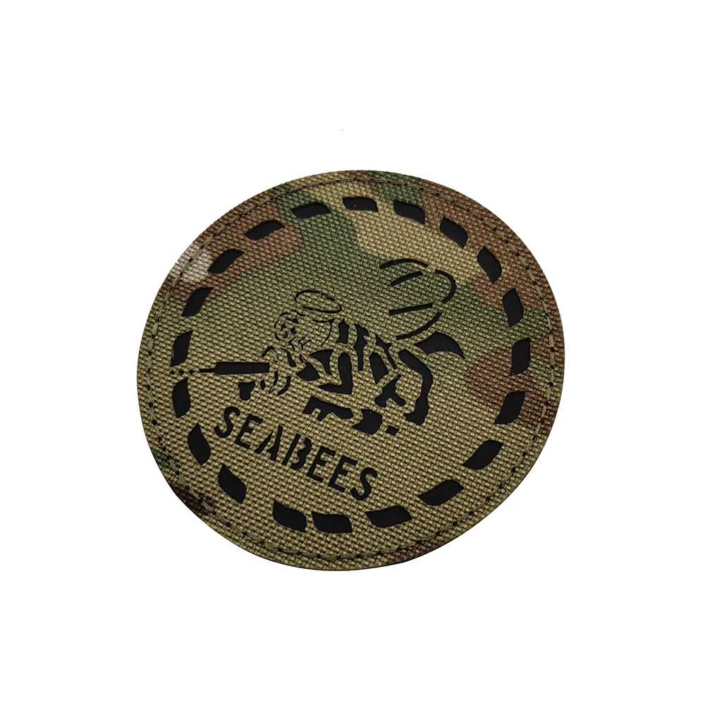 Военная инфракрасная нашивка морского флота США Seabees Тактическая SEABEE отражающая