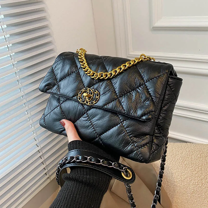 

Дизайнерская Брендовая женская сумка на плечо, Высококачественная сумка-Кроссбоди из искусственной кожи с клапаном, женские роскошные сум...