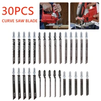 30pcs jig saw blade jigsaw blades set metal wood assorted blades woodworking t144dt244dt118at111c power tool saw blade