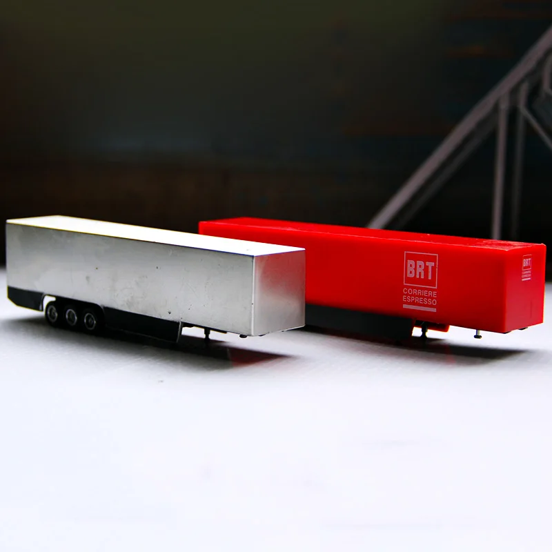 Red 16 см 1: 87 масштабная модель грузовика, аксессуары для модификации, трейлер, автомобиль, транспортное средство, игрушечный танк, коллекция для взрослых, офисное шоу - Цвет: Red