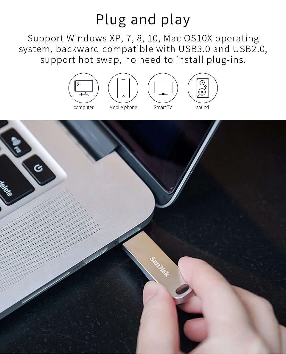 Original SanDisk CZ74 usb stick Pen Drive 256GB 128GB 64GB 32GB 16GB USB 3.0 pendrive up to 150Mb/s usb flash drive cle usb disk