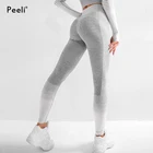 Бесшовные Леггинсы Peeli с высокой талией для женщин, Суперэластичные штаны для йоги, леггинсы для тренажерного зала, брюки для фитнеса, спортивные женские трико для бега