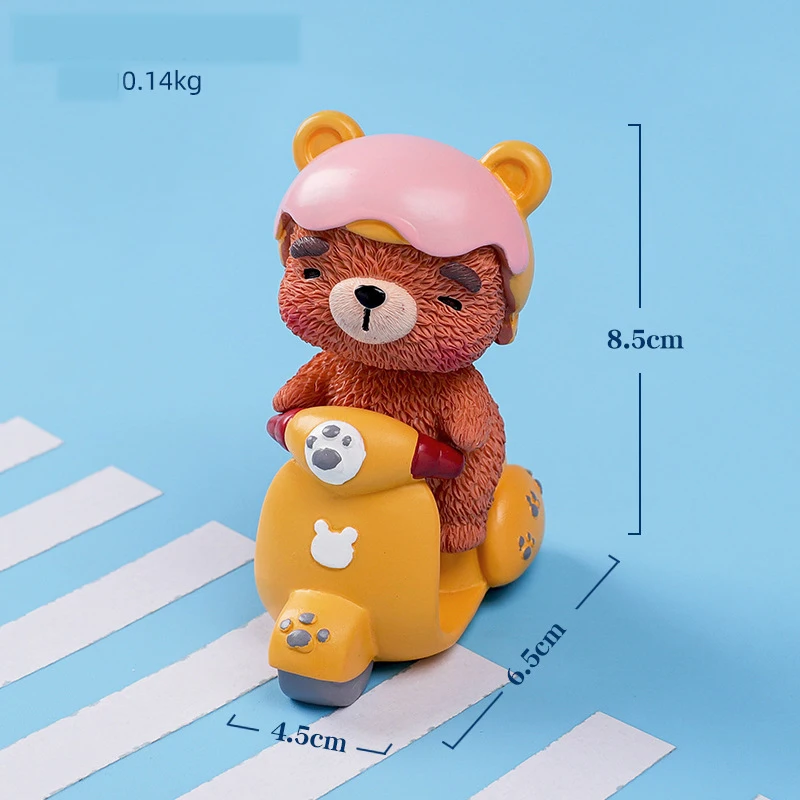 Орнамент в виде свиньи щенков медведей котят для езды на мотоцикле резиновые