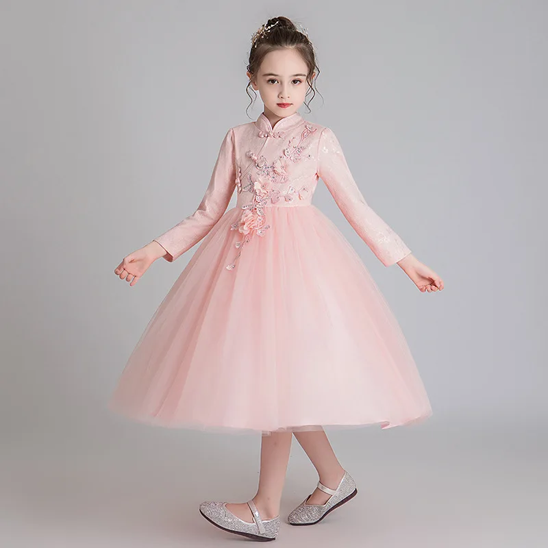 2019 детская для новорожденных девочек элегантное платье подружки невесты детей