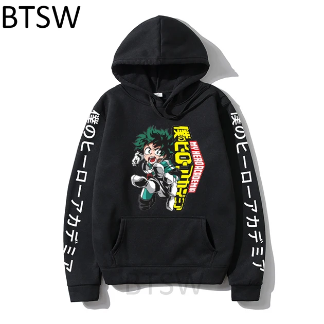 

Harajuku Boku No Hero My Hero Academia Deku Unisex Hoodies Japanese Anime Printed Men's Hoodie Sweatshirts Graphic Streetwear