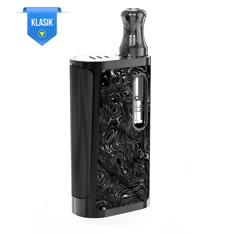 Испаритель 650 мАч Kangvape Klasik V2 коробка мод Vape комплект с 0,5 мл распылитель 510 нить электронная сигарета Vape ручка - Цвет: Черный