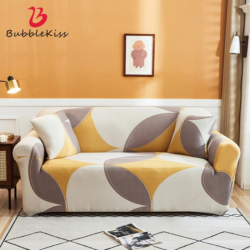 

Эластичные домашние чехлы для диванов Bubble Kiss, полноразмерный плотный чехол L-образной формы для угловых диванов, высококачественные чехлы д...