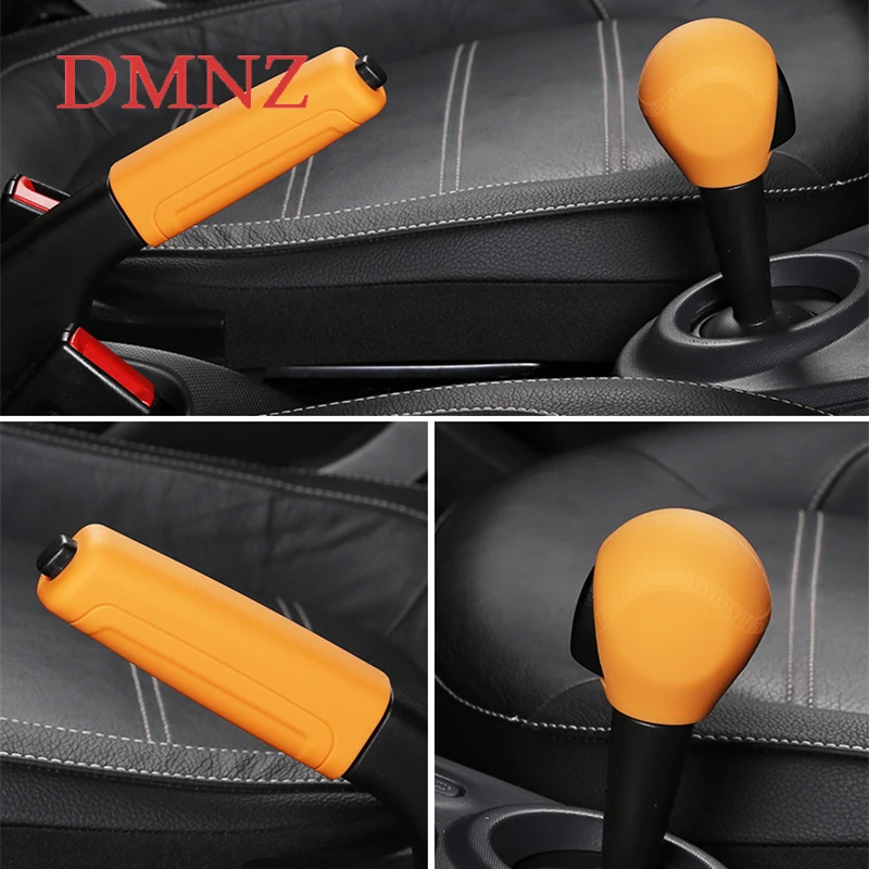 

Car Gear Shift Cover Parking Lever Non-slip Interior Decoration Car Styling Accessories For Mercedes Smart 453 fortwo forfour