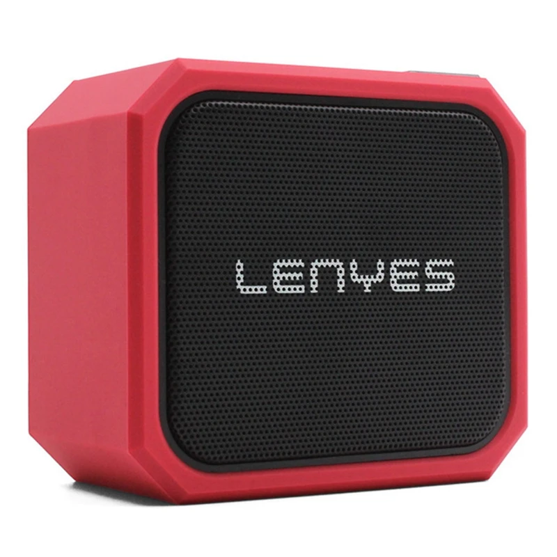 Уличный динамик Lenyes 5 Вт TWS Bluetooth Беспроводная колонка IPX7 портативный маленький