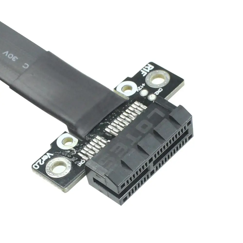 Riser PCI Express PCIe Gen3.0 x1 x16 удлинитель для графической карты майнинга 25 см E 1x16x3 0 R11SF без