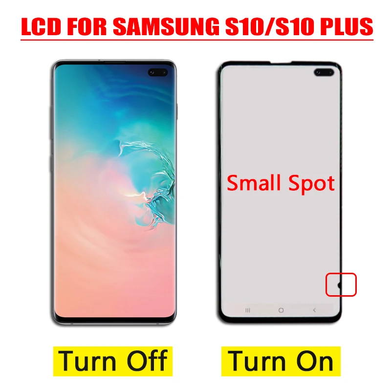 ЖК дисплей AMOLED для Samsung Galaxy S8 Plus S9 Note 8 сенсорный экран дигитайзер + маленькая точка