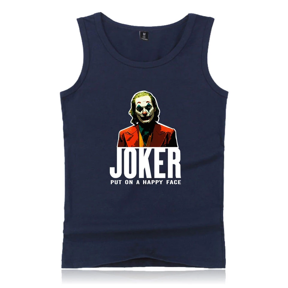 Майка хлопковая без рукавов дышащая названия Joker Origin | Мужская одежда