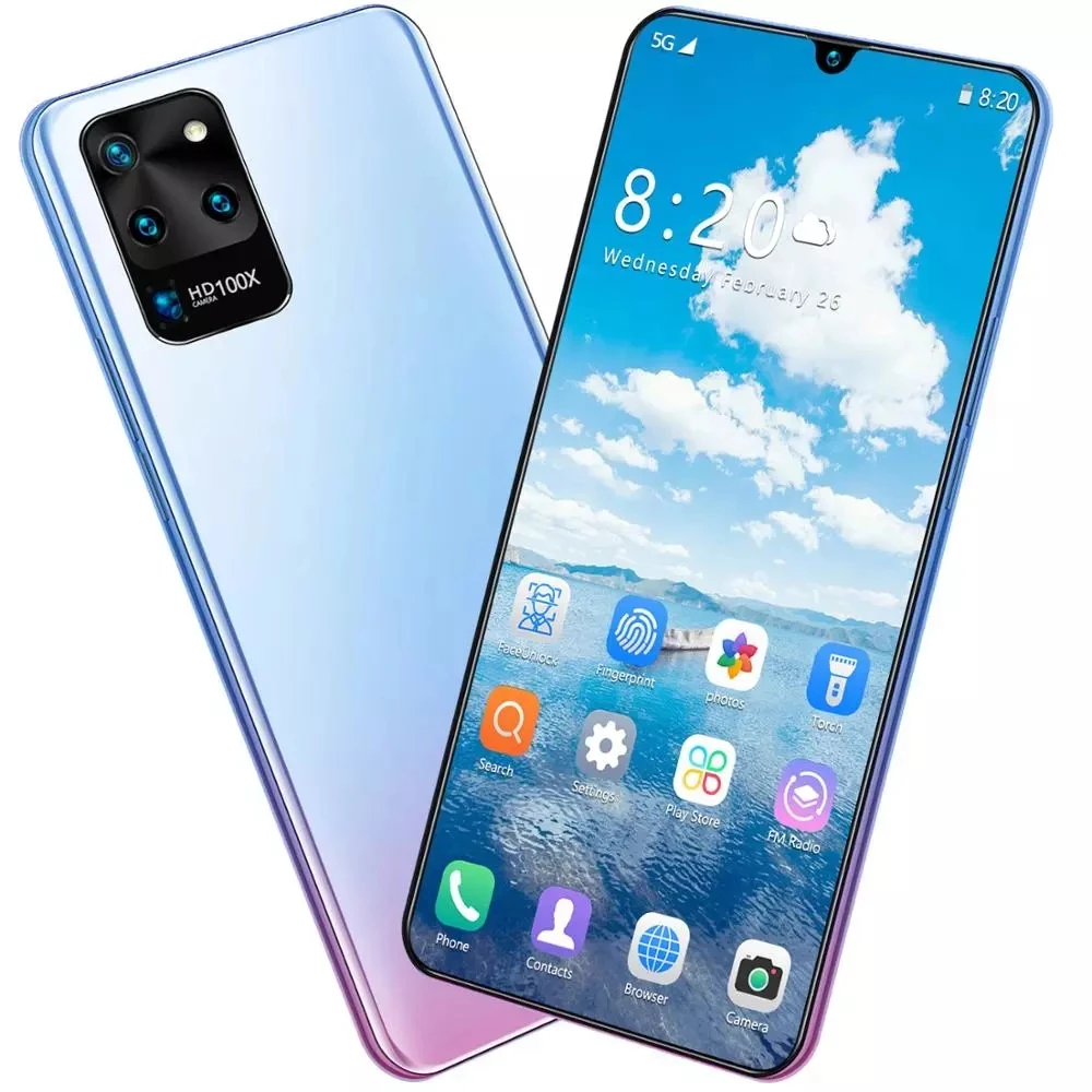 

Galay S20 Smartphone 7.5 Inch Screen 12 512GB 4 Cameras Android 9.0 6800mAh Screen fingerprint smart unlock Mobile Phone
