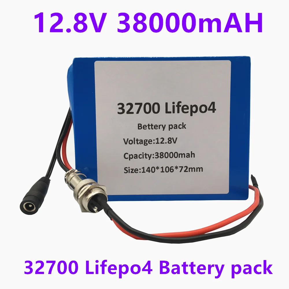 

Новинка 32700 г., Аккумулятор Lifepo4 4S3P, 12,8 В, 38 А · ч, с ремешком на голову, 30 А, зарядное устройство для электронной загрузки, 12 В