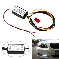 drl controller auto car led daytime running lights controller relay harness dimmer onoff 12 18v fog light controller