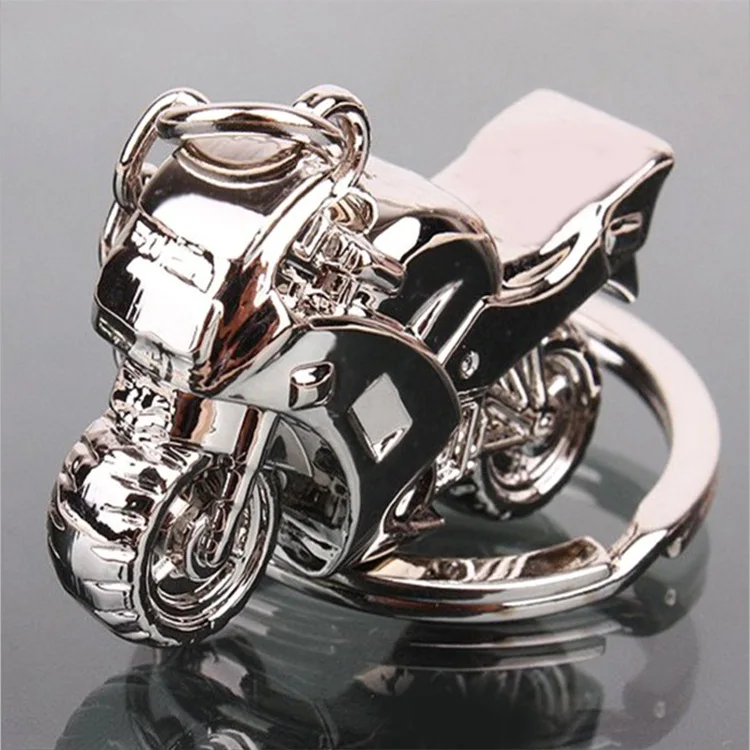Классические 3D модели мотоцикла брелок Мода металлический сплав держатель