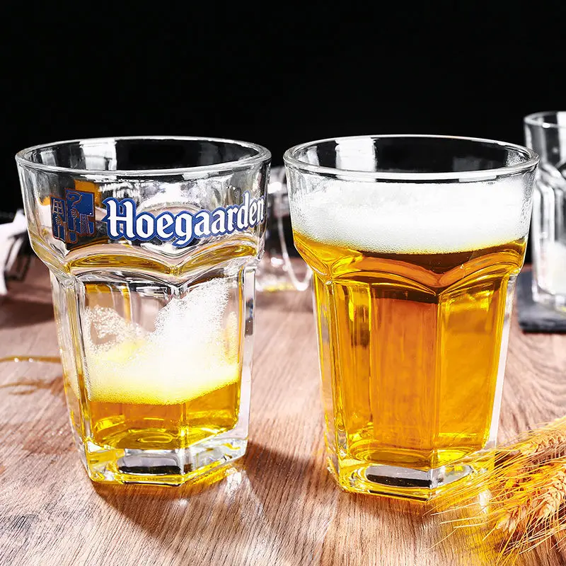 4000ml large caliber Fujia white beer mug Belgium imported white beer mug hoegaarden creative glass craft beer mug