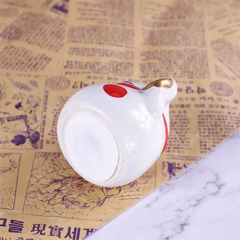 Cute Lucky Cat Shape Piggy Bank Money Saving Box Coin Storage Banks Creative Figurines Home Decor Birthday Gift for Kids Child | Дом и сад