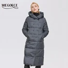 MIEGOFCE 2021 новая зимняя женская куртка европейская и американская простая и классическая длинная толстая утепленная куртка женская зимнее пальто D21872