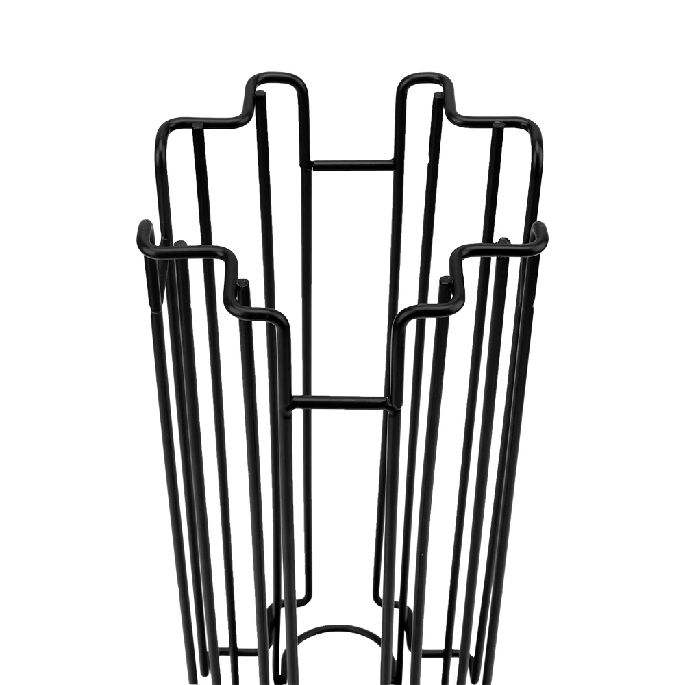 

Rotatable Coffee Pod Holder Stainless Steel Display Capsule Rack 24Cups For Dolce Gusto Capsule Tower Stand Storage Shelves