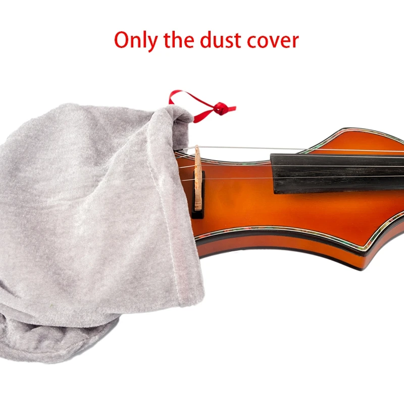 Violin Bag Satin Fabric Blanket for 4/4 3/4 Fiddle Vintage Protective Accessory Gray New | Спорт и развлечения