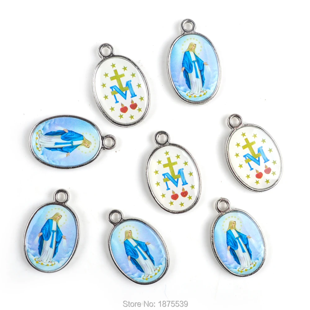 Медаль нашей леди изящности среднего размера с разными двусторонними