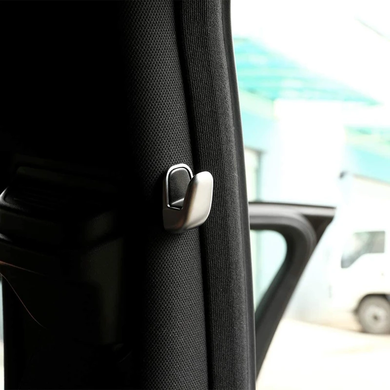

Car B Pillar Hook Cover Trim 3D Sticker Decorations for Mercedes Benz E Class W212 W222 2014-2017