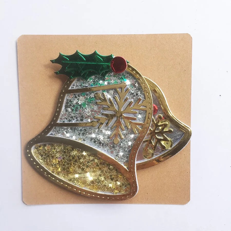 Рождественский колокольчик металлические режущие штампы для Скрапбукинг