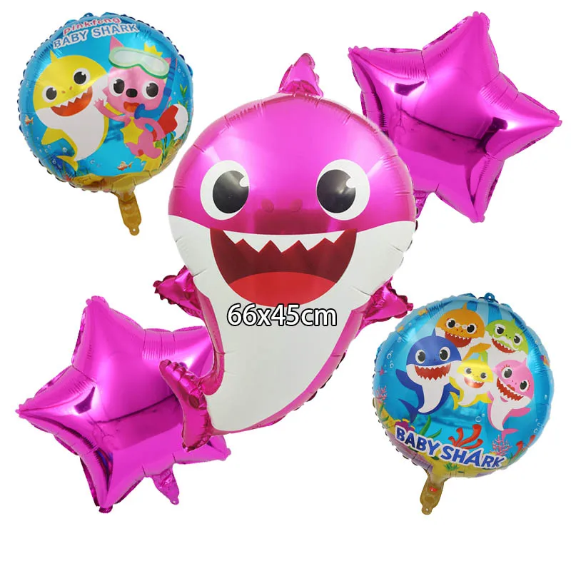 

Shark ocean theme birthday party decoration baby balloon disposable tableware tablecloth paper plate napkin baby shower gift
