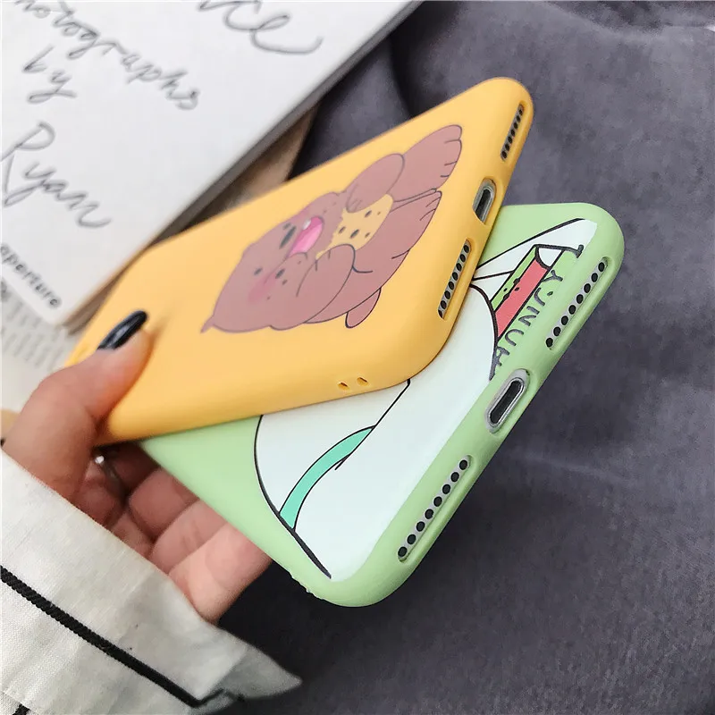 Чехол для телефона iPhone 6 6s 7 8 Plus X XR XS Max милый мультяшный Рождественский олень