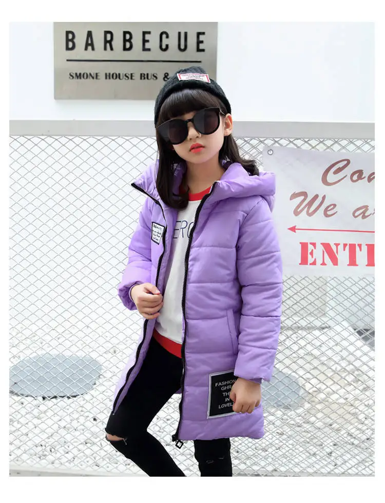 Зимнее пальто для девочек детская куртка на молнии спортивные куртки модная