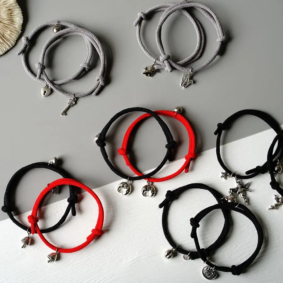 Модный разнообразный браслет из Миланской веревки тысяча бумажных журавлей