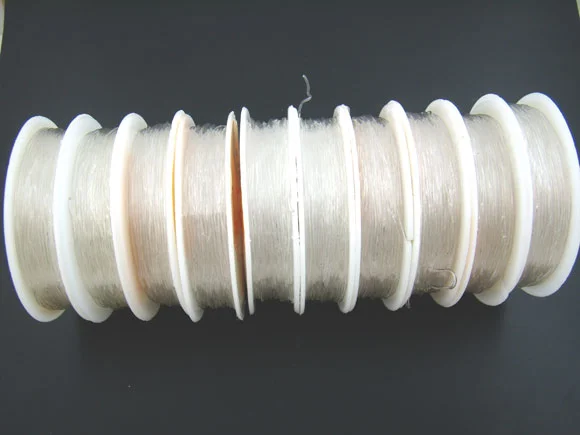 

Doreen Box Lovely 10 Rolls Clear Beading Stretch Cord 0.8mm 10M (B01397)
