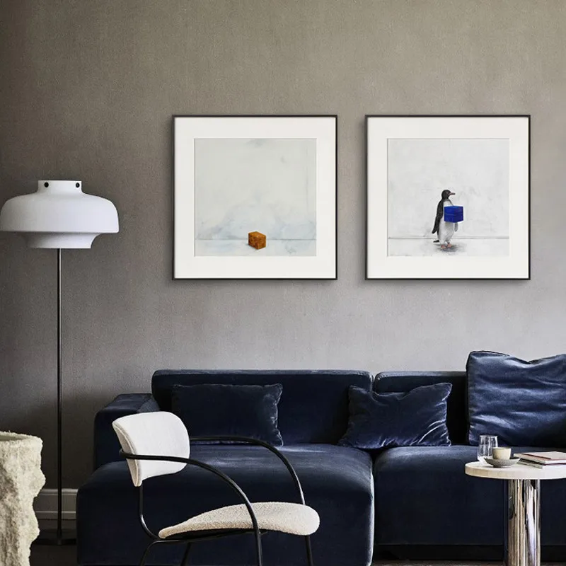 Картина на холсте в скандинавском стиле Настенная картина с изображением