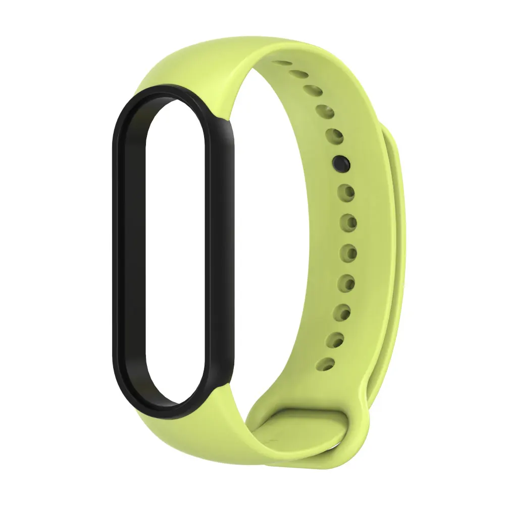 Ремешок силиконовый для Mi Band 6 5 4 3 водонепроницаемый браслет из силикагеля