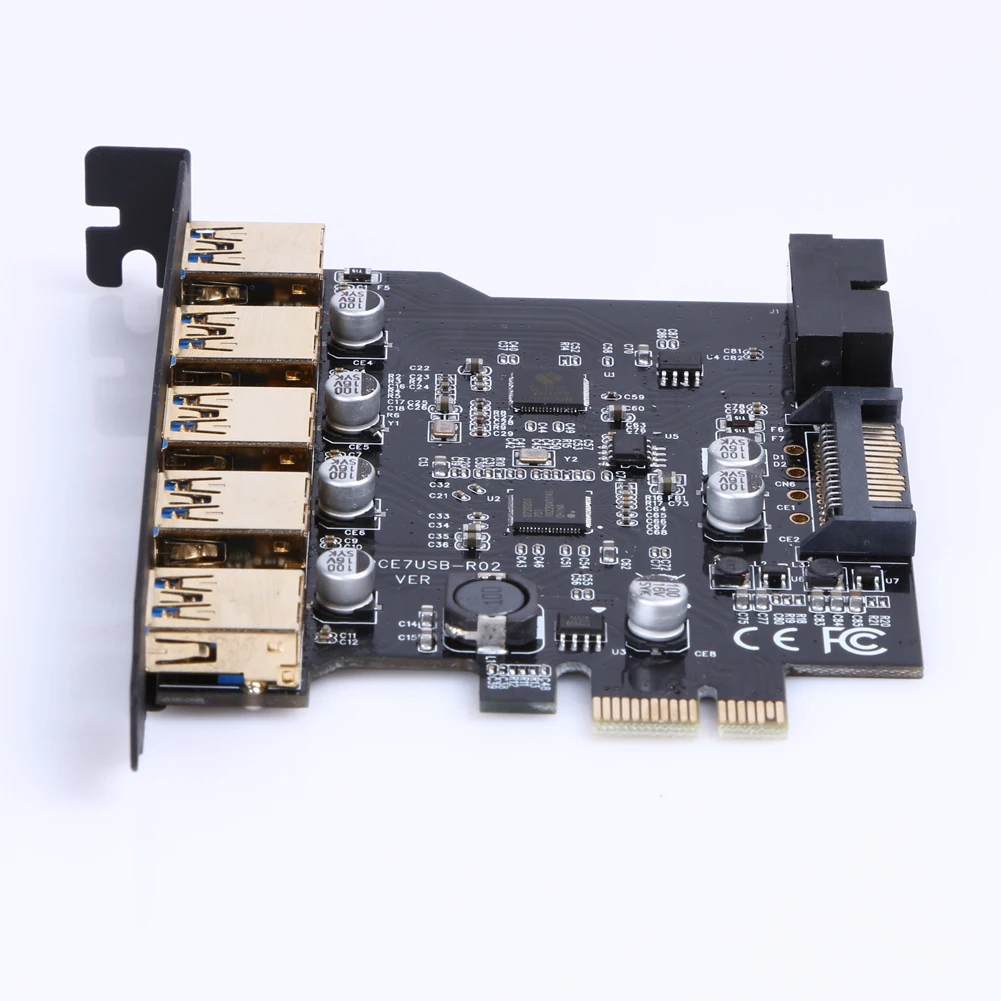 супер скорость pci e к usb 30 19 pin 5 портов pci