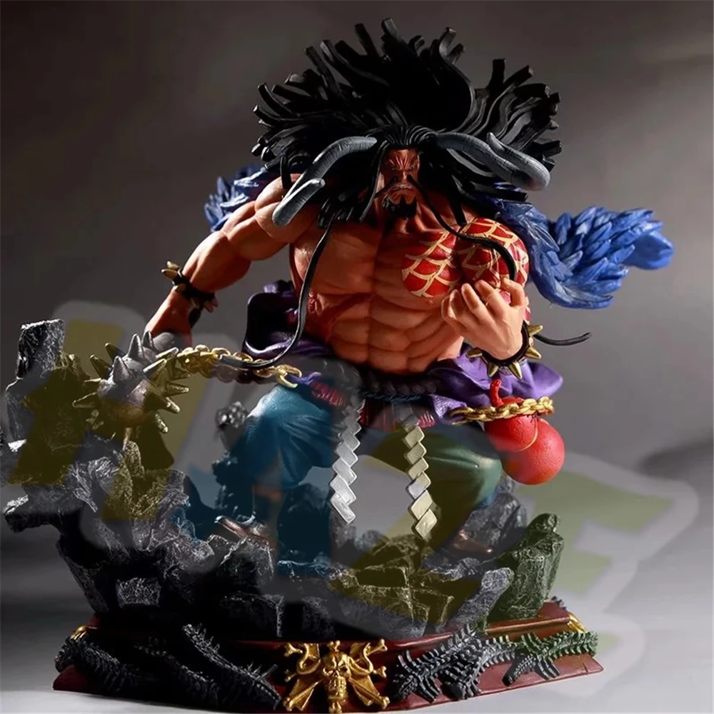 

Аниме One Piece Kaido Фигурка Статуя окрашенная модель 24 см Новинка в коробке
