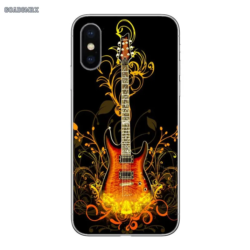 Phone Covers Water And Fire Guitar Art For Samsung Galaxy Alpha J1 J3 J5 J7 Prime 2016 J330 530 730 Note 2 3 4 5 8 9 Grand | Мобильные