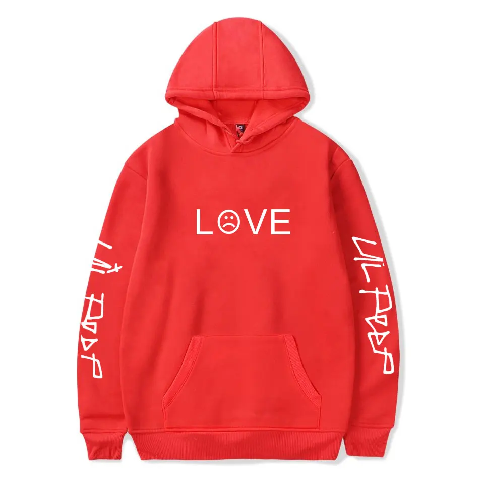 

Lil Peep women's Hooded Round Neck Sweater Popular Brand New Lil Peep Lettered Street Fashion Hooded Winter Casual Tops