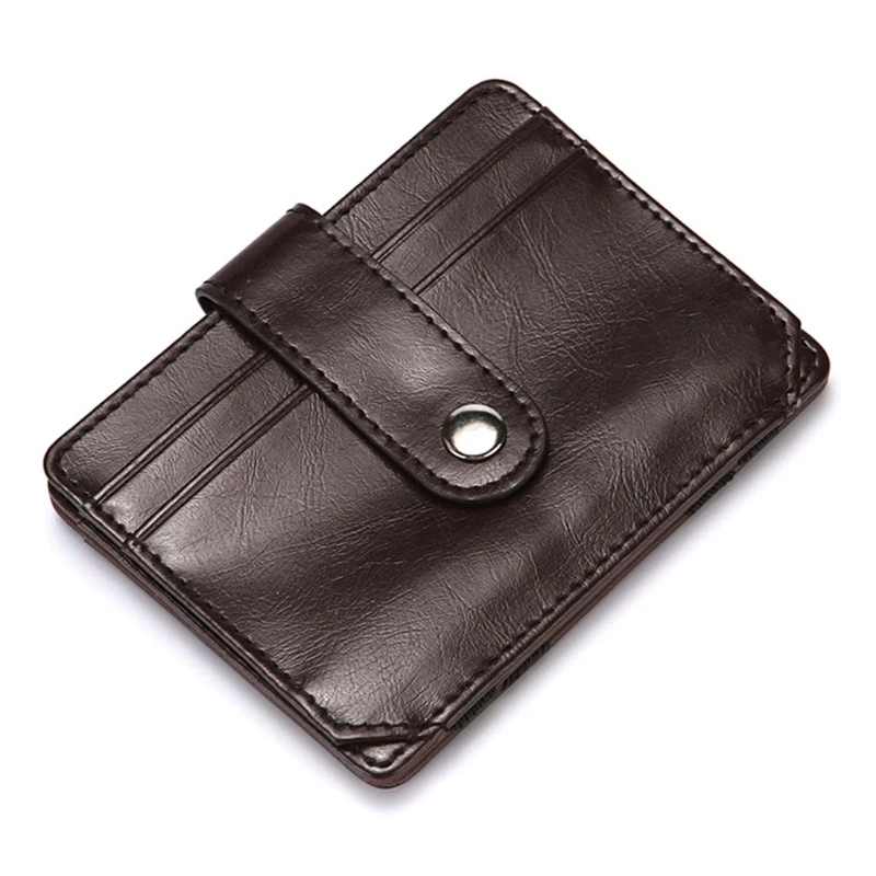 

PU Leather Slim Pocket Wallet Magic Money Case Credit Card Holder Coin Purse Organizer G5AE