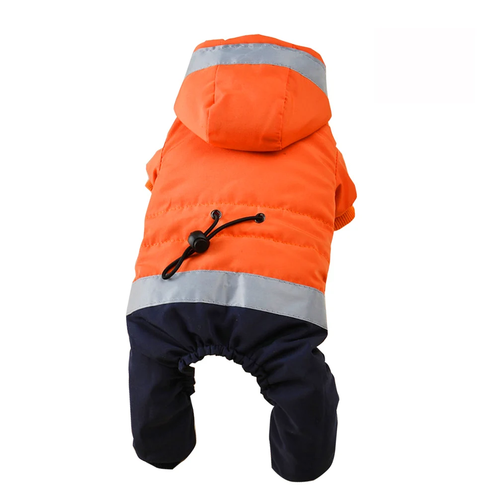 style 3 orange Одежда для маленьких собак для чихуахуа, мягкий меховой капюшон, куртка для щенка, одежда для чихуахуа, маленький большой автоматический поводок для собак, пальто, зимнее теплое - Цвет: style 3 orange