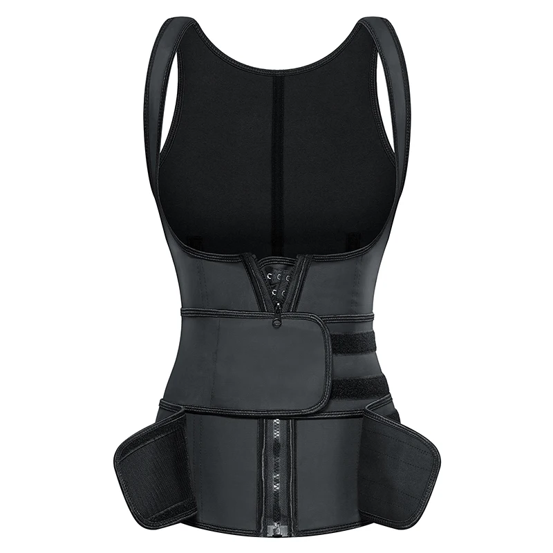 

XS-6XL Corset Body Shaper Latex Waist Trainer Cincher Zipper Underbust Weight Loss Slimming Shapewear Hourglass Belt Women Plus