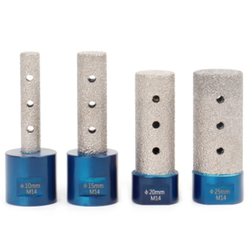 

10/15/20/25mm M14 Thread Vacuum Brazed Diamond Finger Bit Milling Cutter for Ceramic Tile Granite Marble Enlarge Shape
