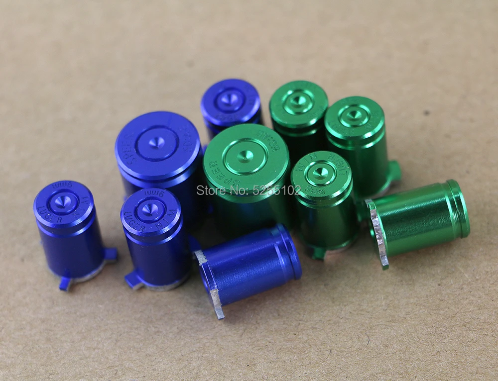 Кнопки для контроллера Xbox 360 алюминиевый сплав металлический материал 9 мм набор