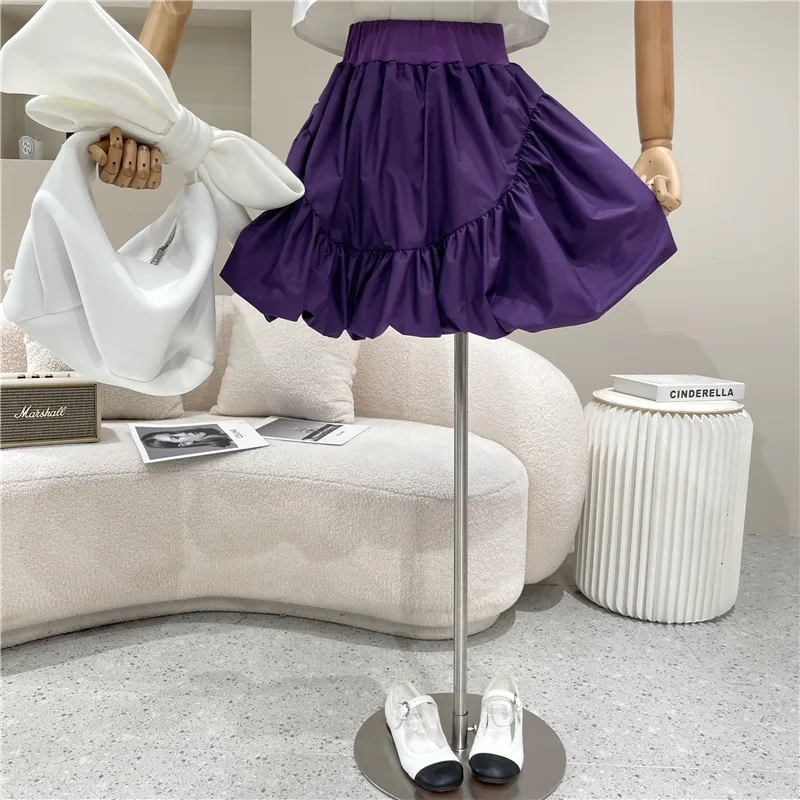 

Niche Design New Women's Clothing Summer 2021 Fashion Elastic High Waist Thin Irregular A-line Fishtail Skirt