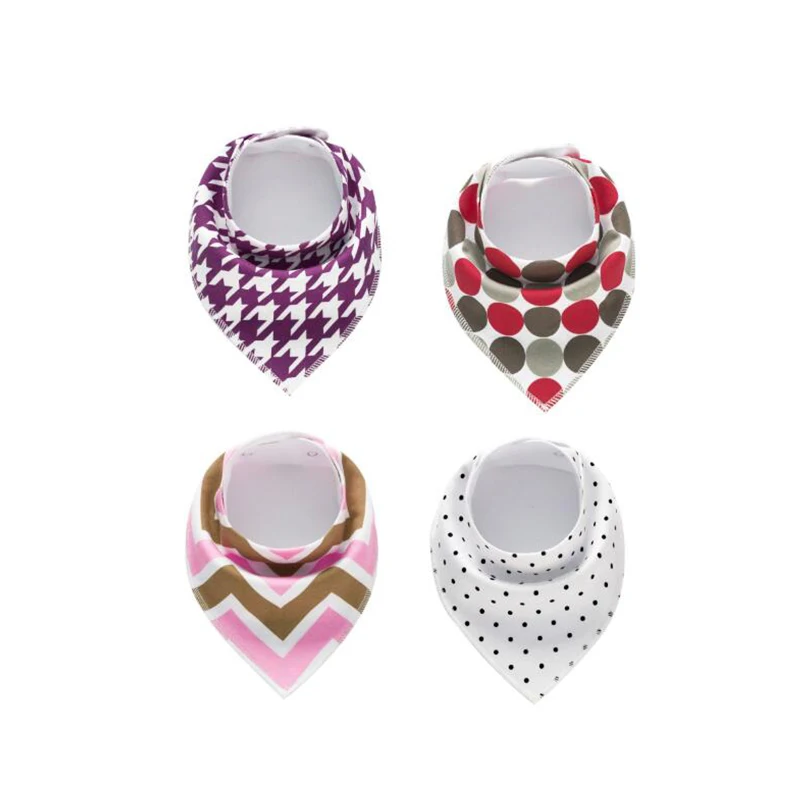 4 шт./стандартная бандана для собак нагрудник шарф хлопковые мягкие Аксессуары