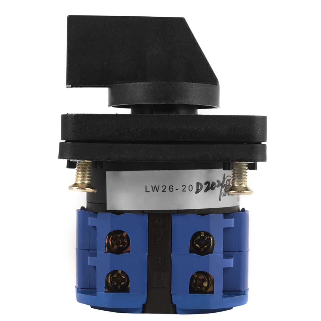 20A 3 положения поворотный кулачковый переключатель переключения LW26 20D вкл. ВЫКЛ.