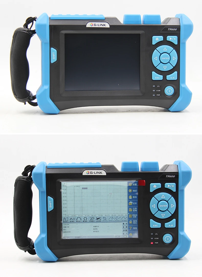 G-LINK TR600 OTDR мм режим Оптический измеритель коэффициента отражения методом