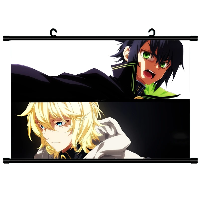 1 шт. популярный мультяшный сераф конца аниме печатный плакат прокрутка картина